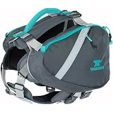 Mountainsmith K9 Dog Pack - Caribe Blue - Small | Canine Backpack Harness, Adjustable, Saddle Bag Carrier, for Hiking &amp; Camping