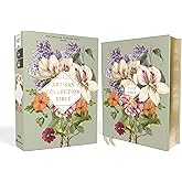 NASB, Artisan Collection Bible, Leathersoft, Sage Floral, Red Letter, 1995 Text, Comfort Print