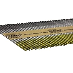 3 1/4" x .120 Ring Shank Framing Nails, Paper Strip