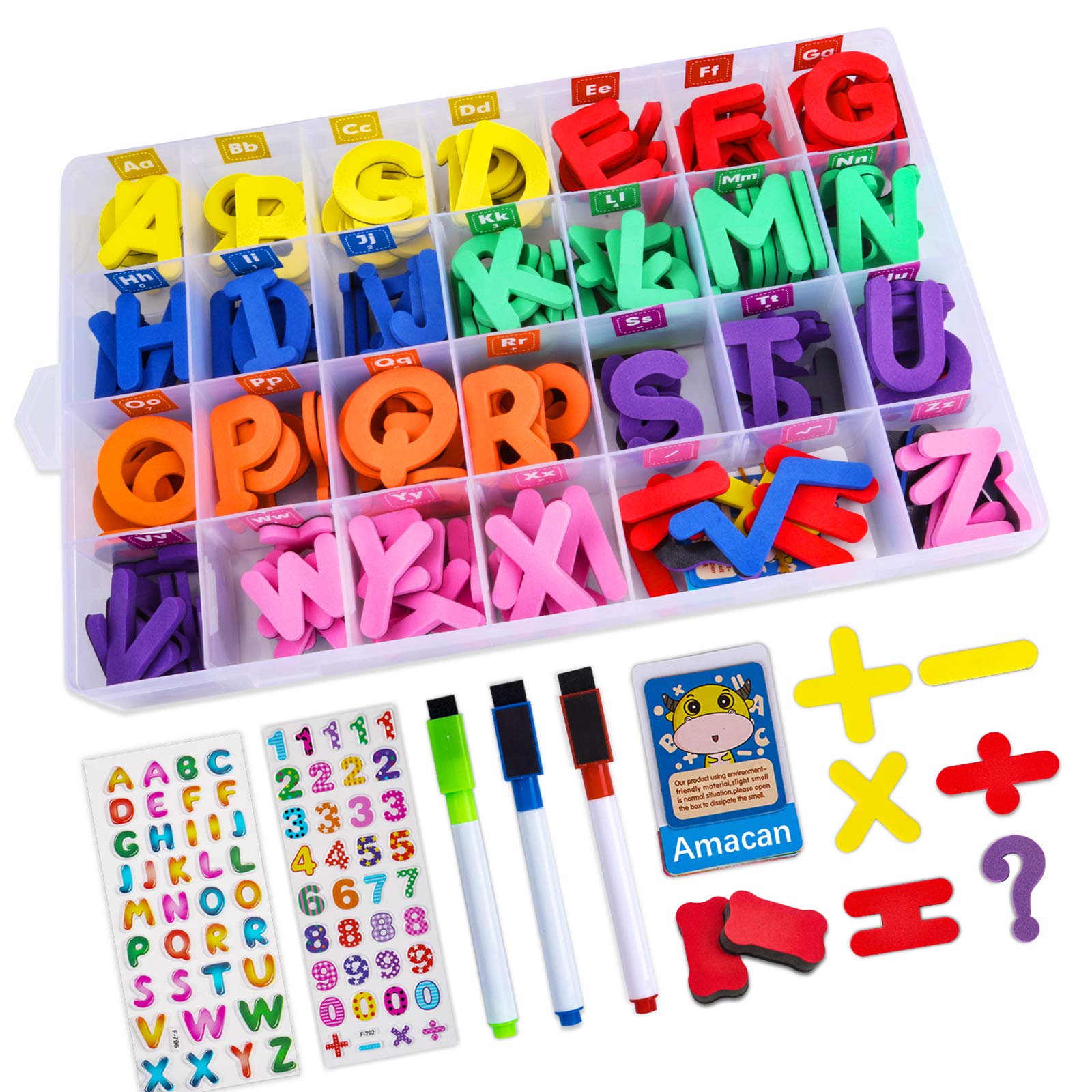 Buy YBQZ Letters Set, Classroom Alphabet Letters Kit with 2