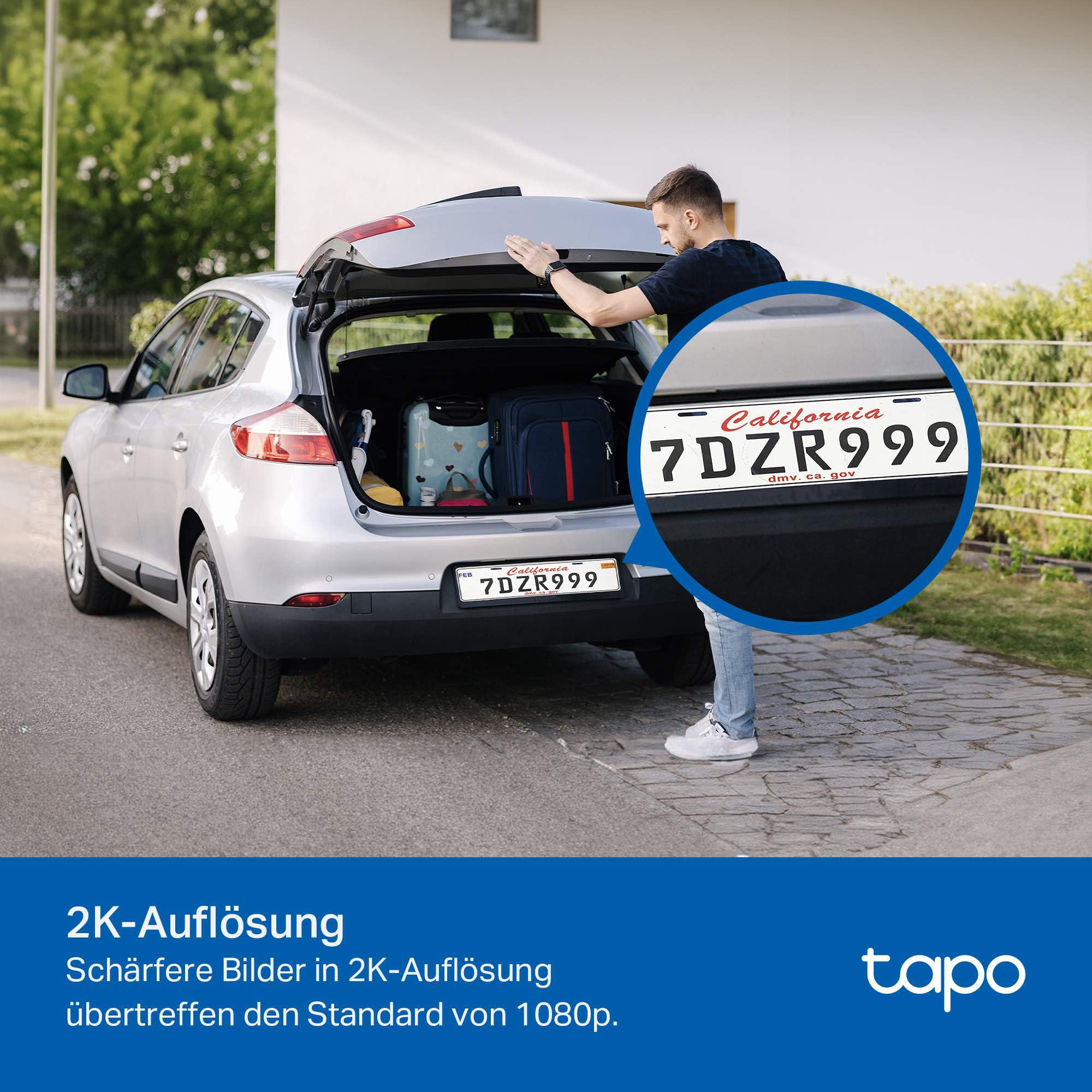 Tapo C51A 2K WLAN Überwachungskamera Außen, 360° Schwenk-/Neige, Vollfarbige Nachtsicht, Personenerkennung, Bewegungsverfolgung, Zwei-Wege-Audio, microSD-Karte bis zu 512 GB 9