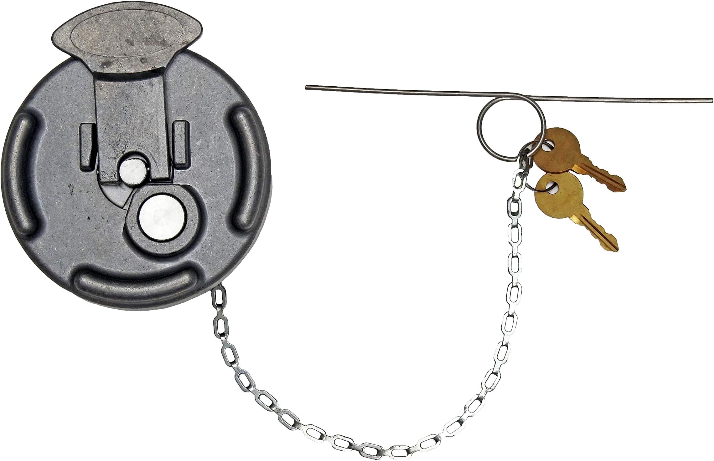 Locking Aluminum Lever Style Diesel Fuel Cap for Peterbilt