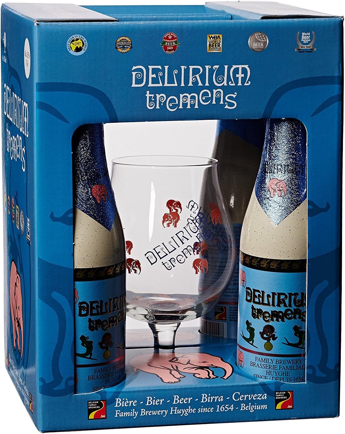 Delirium Gift Pack with Glass, 4 x 330 ml