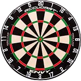 Accudart Envy Bristle Dartboard - 360&deg; Pro-Glide Number Ring - ROTA-X Precision Alignment System - LEVELTECH Stabilizers for Perfect Alignment - Premium Kenyan Sisal