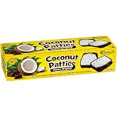 Anna's Coconut Patties, Original Flavor, 12 Ounce Box, 9 Individually Wrapped Patties, Kosher