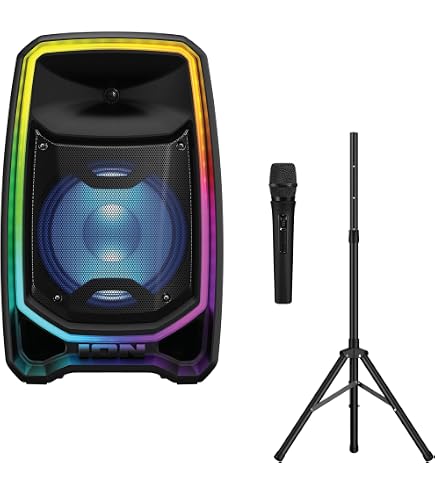 Ion Audio Total PA Live High-Power Bluetooth Speaker – Wide Sound & Lights (Refurbished)