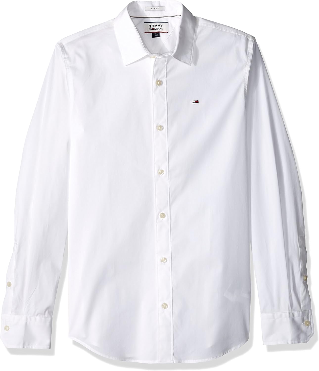Tommy Hilfiger Men's Button Down Shirt Original Stretch at Amazon Men’s