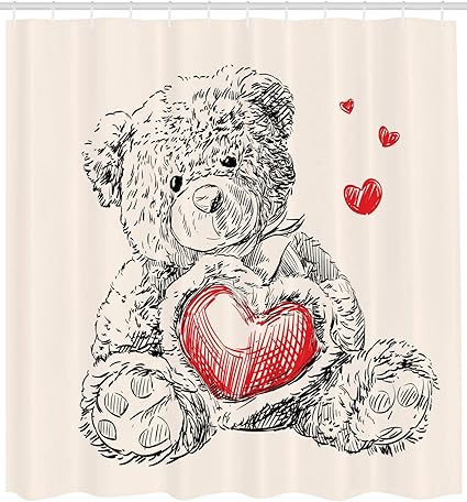 Nyngei Doodle Rideau De Dessin Detaille Ours En Peluche Avec Coeur Au Lieu D Un Ventre Flottant Coeurs Aveccharcoal Orange Amazon Fr Cuisine Maison Nyngei Doodle Rideau De Dessin Detaille Ours En Peluche Avec Coeur Au Lieu D Un Ventre Flottant Coeurs Aveccharcoal Orange Amazon Fr Cuisine Maison