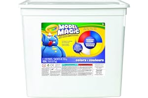 Crayola Model Magic Bucket, 4 Colours, School and Craft Supplies, Teacher and Classroom Supplies, Gift for Boys and Girls, Ki