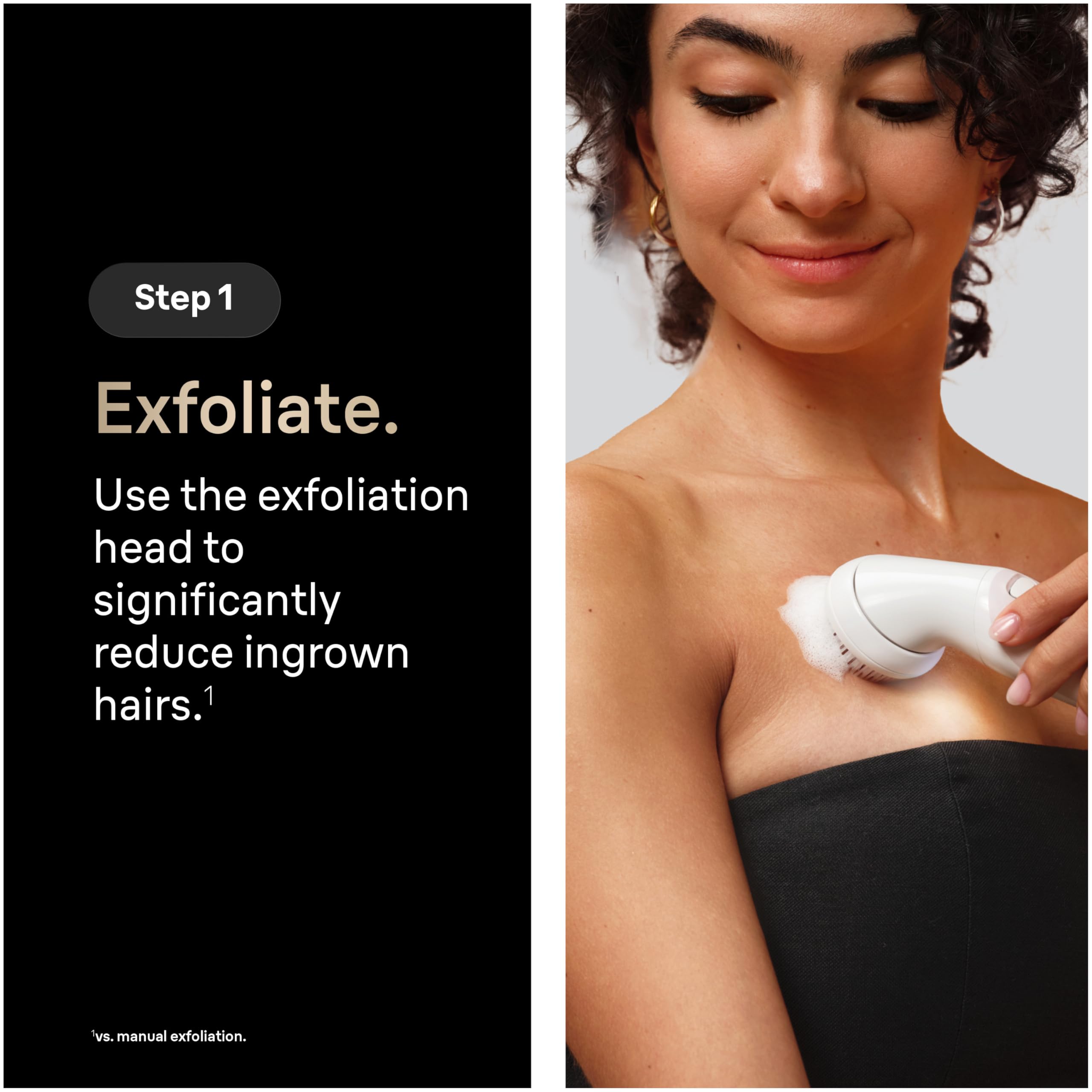 Braun Epilator Silk-épil 9 Flex SkinSpa, Hair Removal Device, 360 Flex and Pivoting Head, Wet and Dry, Includes Shaver Head, Trimmer Comb, Massage Pad, Exfoliation Brush and BodyTrimmer, SES9-481 3D