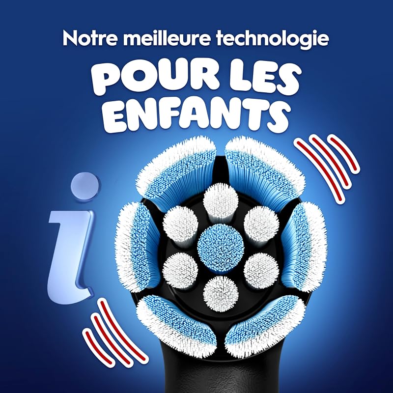 Brosse à Dents Electrique iO Kids, Brossette, Spider-Man, Noire