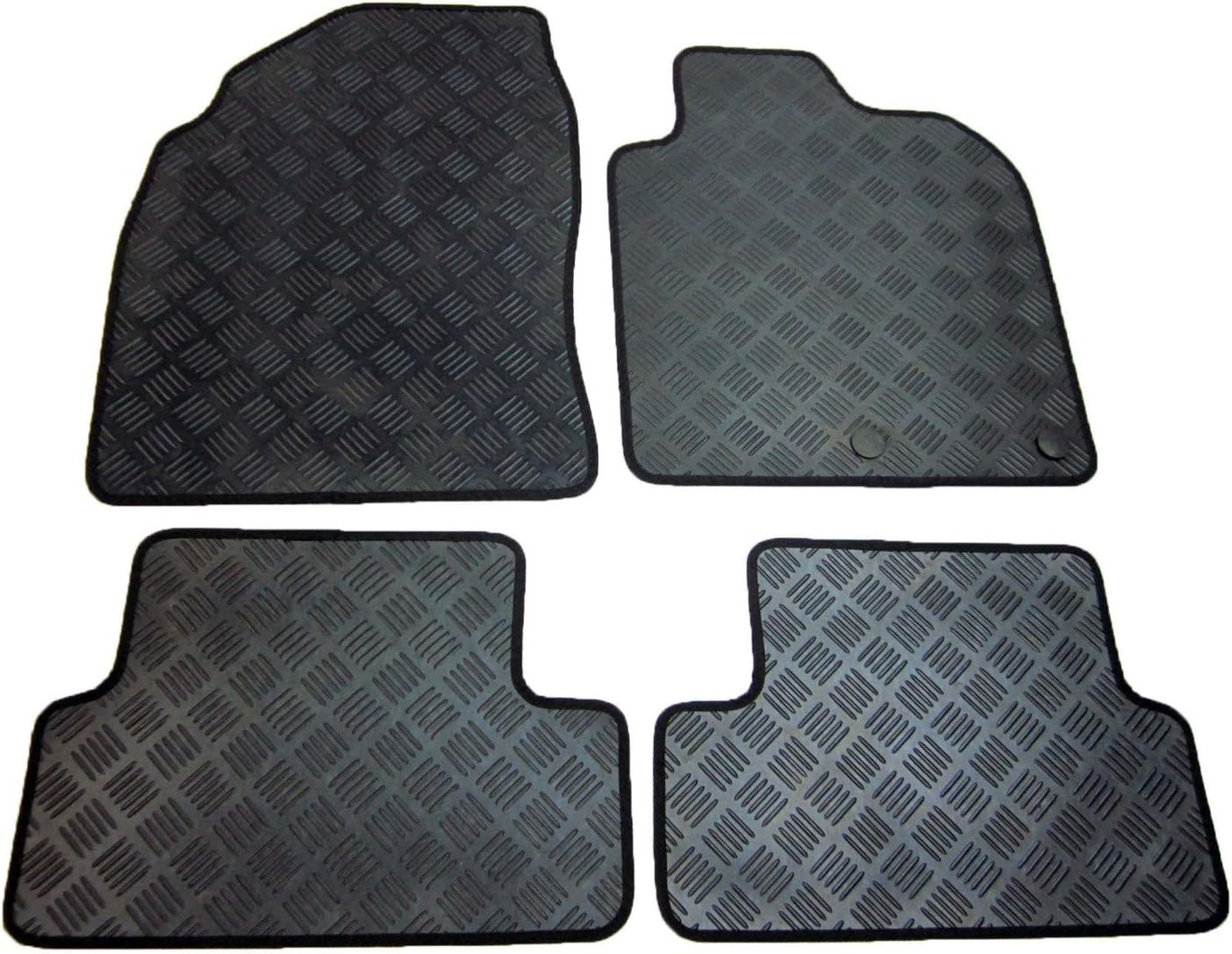 Easimat fed21865 Tailored Rubber Floor Mats 4pc Amazon.co.uk Car