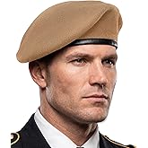 Nawati Military Style Wool Beret for Men Women, the United States Army Berets, Fashionable and Vintage Beret Hats