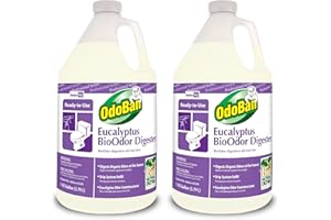 OdoBan Professional Cleaning Ready-to-Use BioOdor Digester Harsh Aroma Counteractant, Made in the USA, 2-Pack, 1 Gallon Each