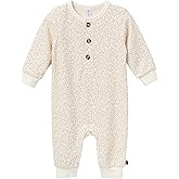 Modern Moments by Gerber unisex-baby Long Sleeve Long Leg Slouch Romper