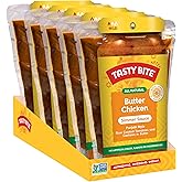 Tasty Bite Punjabi Style Butter Chicken Simmer Sauce, 7-Ounce 5-Pack, 3-4 Servings, Vegetarian, Tomatoes & Cashews in Butter