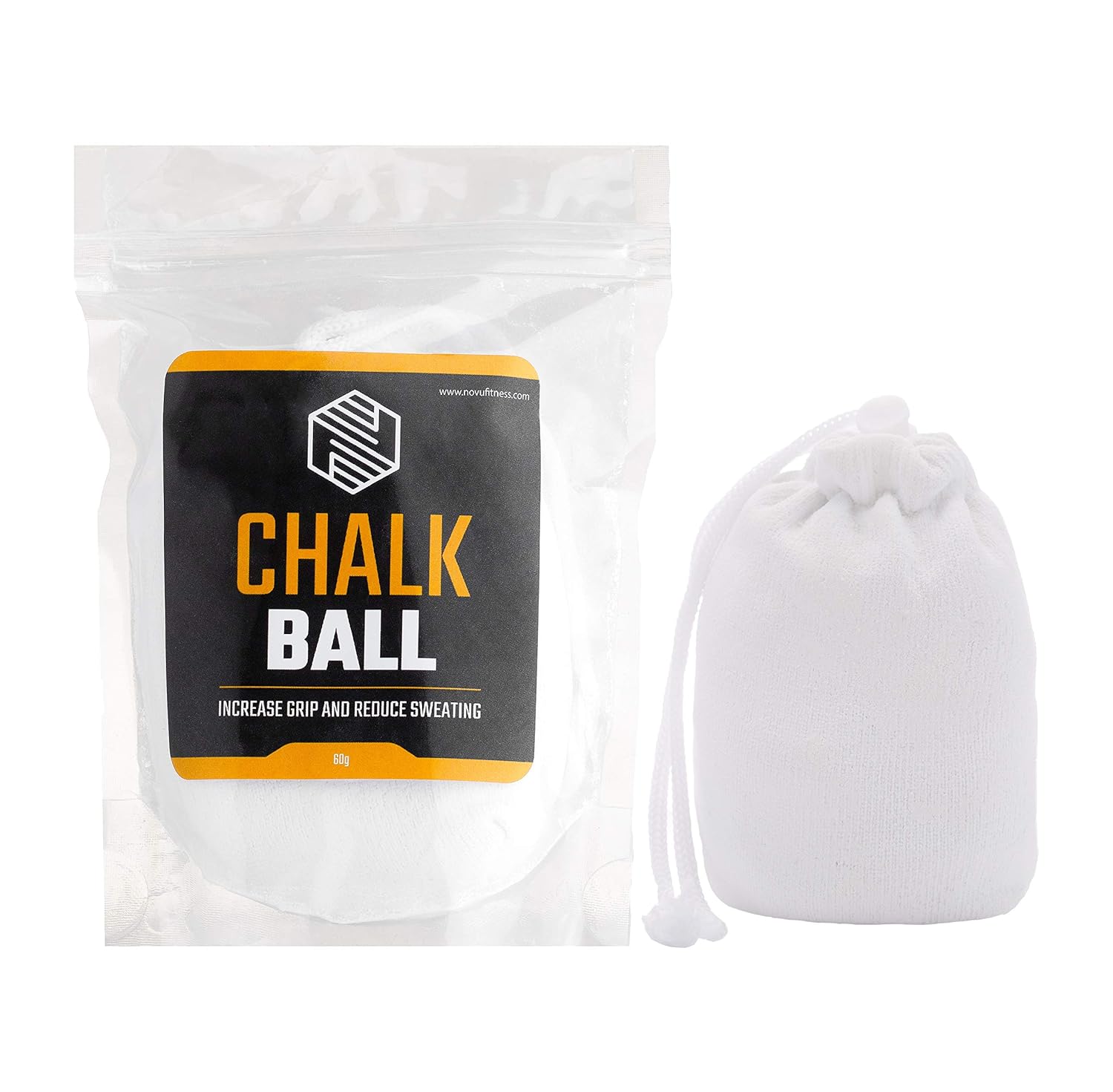 CHALK BALL (60g) Sports Chalk Superior Grip and SweatFree Hands