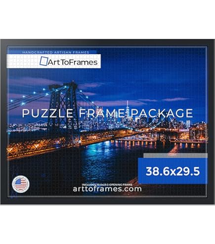 Amazon.com - ArtToFrames 38.6x29.5 INCH/98x75 CM Black Frame for