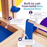 Blue Squid Art Easel for Kids 3‑in‑1 Double Sided Magnetic Chalkboard & view 6