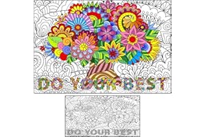 ALNETI Huge Coloring Posters for Adults and Kids - Large Wall Coloring Poster for Adults at Work Office Motivational - Giant Coloring Poster for Classroom - Extra Large Adult Coloring Poster Big Jumbo Size