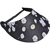 The Incredible Sunvisor Women's Flower Design Lightweight Packable Foam Visor for Sun Protection &amp; Outdoor Activities