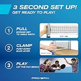 PRO-SPIN Portable Table Tennis Set with Retractable Net 2 Paddles 3 Balls view 4