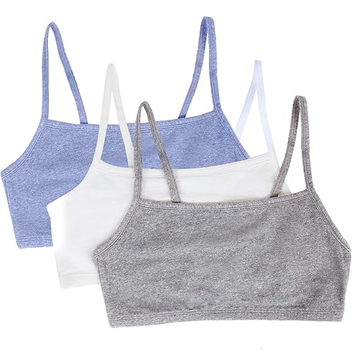 Fruit of the Loom Women's Spaghetti Strap Cotton Pullover Sports Bra