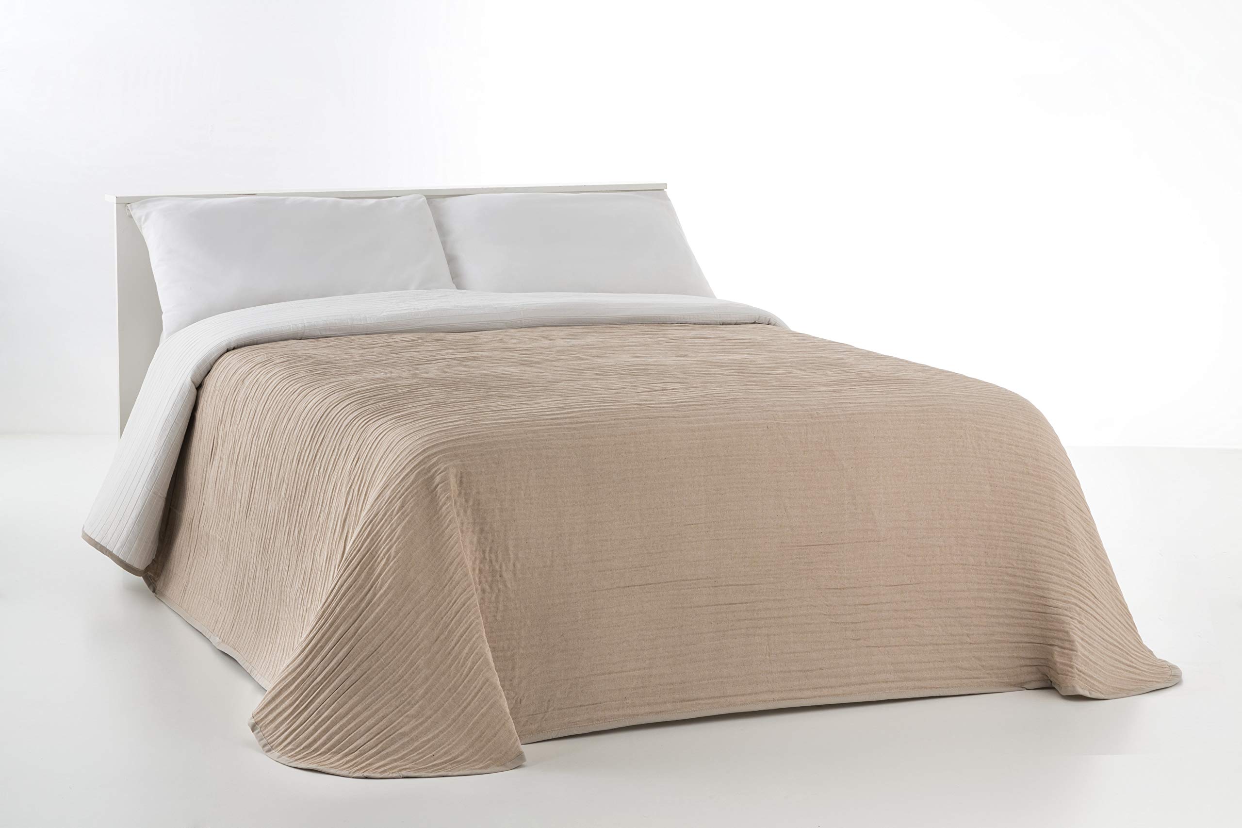 VIALMAN Bedspread, Beige, 180 cm Bed: 270 cm x 270 cm