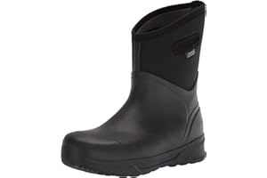 Bogs Men's Bozeman Mid Waterproof Warm Insulated Winter Work Snow and Rain Boot