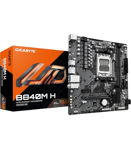 Amazon.com: MSI PRO B840M-B Motherboard, mATX - Supports AMD Ryzen