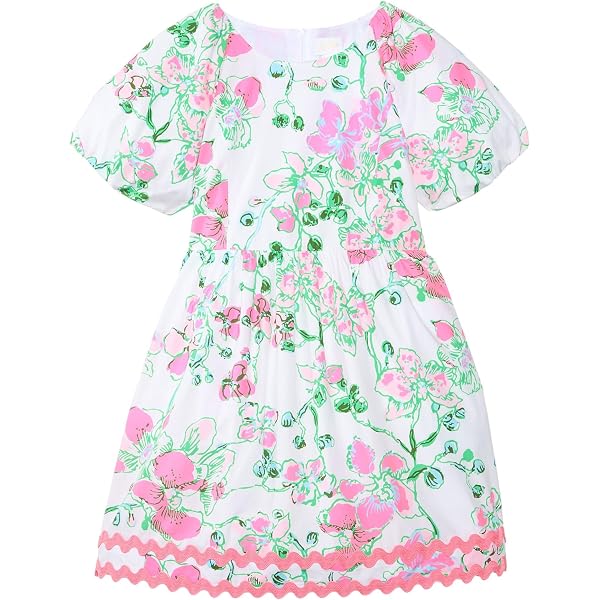 white christmas dresses Lilly Pulitzer Alyssa A-Line Cotton Mini Dress – White Chocolate Couture main image 0