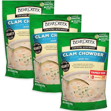 Amazon Com Bear Creek Country Kitchen Clam Chowder Dry Soup Mix