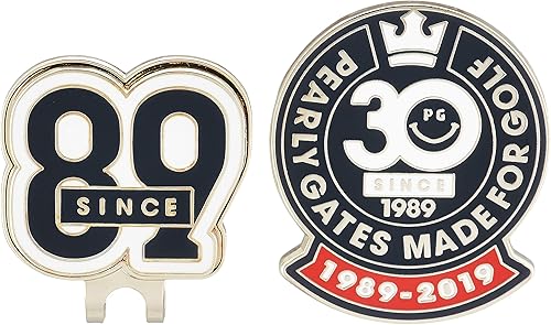 Amazon Co Jp パーリーゲイツ ボールマーカー Pg 30th クリップマーカー 053 1 ネイビー シューズ バッグ