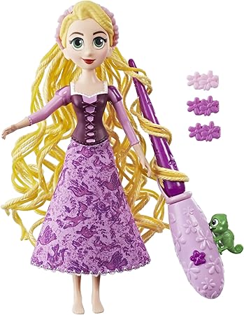 Amazon ディズニー 塔の上のラプンツェル ファッションドール 人形 カール ヘアアレンジ 5歳 おもちゃ おもちゃ