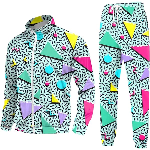 Amazon.com: Mepase Retro 80s 90s Outfit for Men Side Taping