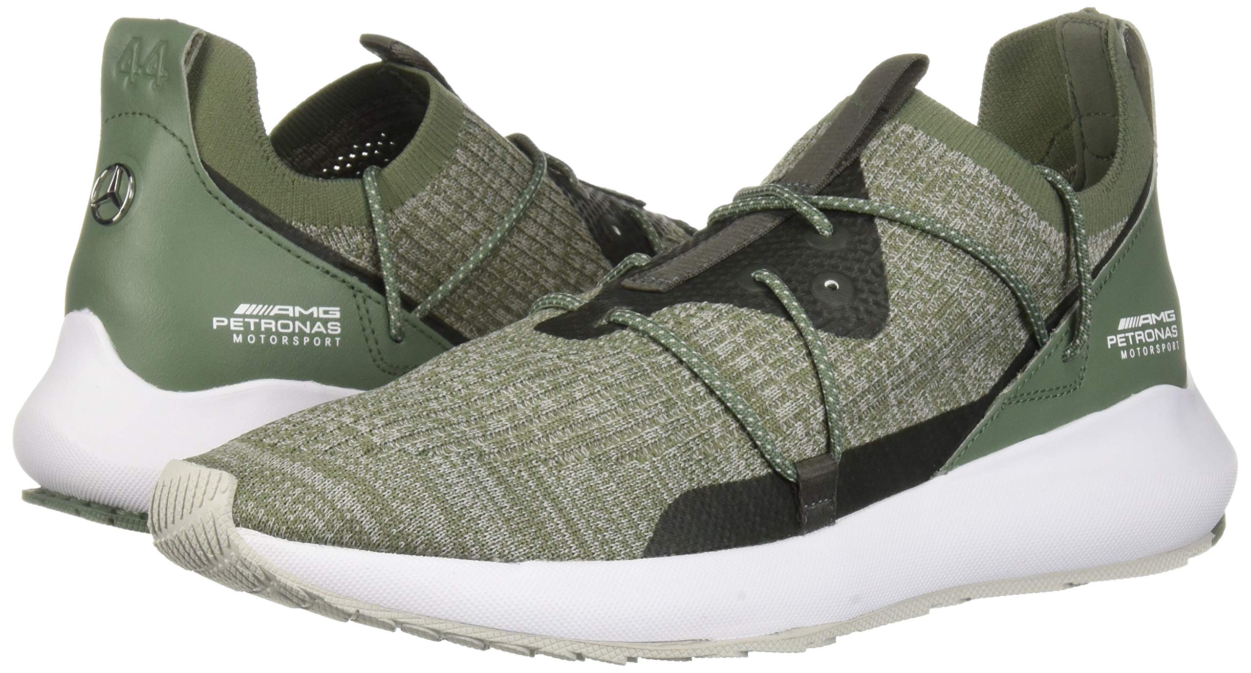 PUMA Men's Evo Cat II Sock Lace LH Sneaker, Laurel Wreath White