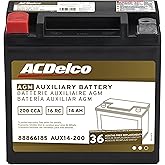 ACDelco Gold AUX14-200 (88866185) 36 Month Warranty Auxiliary AGM 200 CCA Battery