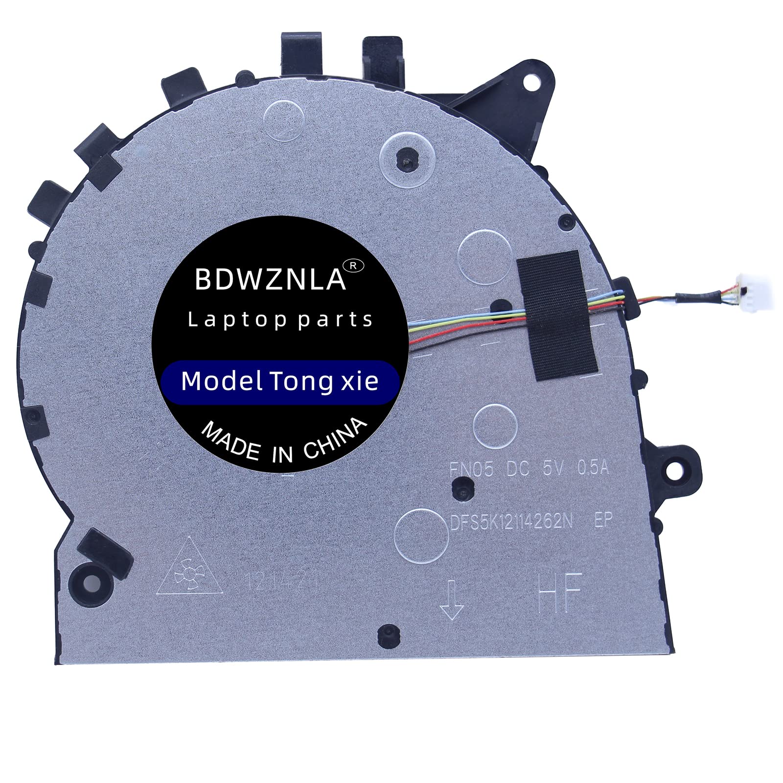 Photo 1 of BDWZNLA Replacement New Laptop CPU Cooling Fan for Lenovo Yoga 15C C750-15 Yoga 7i 15ITL5 82BJ Series 5H40S20147 5H40S20148 DFS5K12114262N FN05 DC5V 0.5A Fan