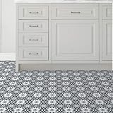FloorPops Sevilla Peel & Stick Floor Tiles Gray 60 x 24 inches view 4