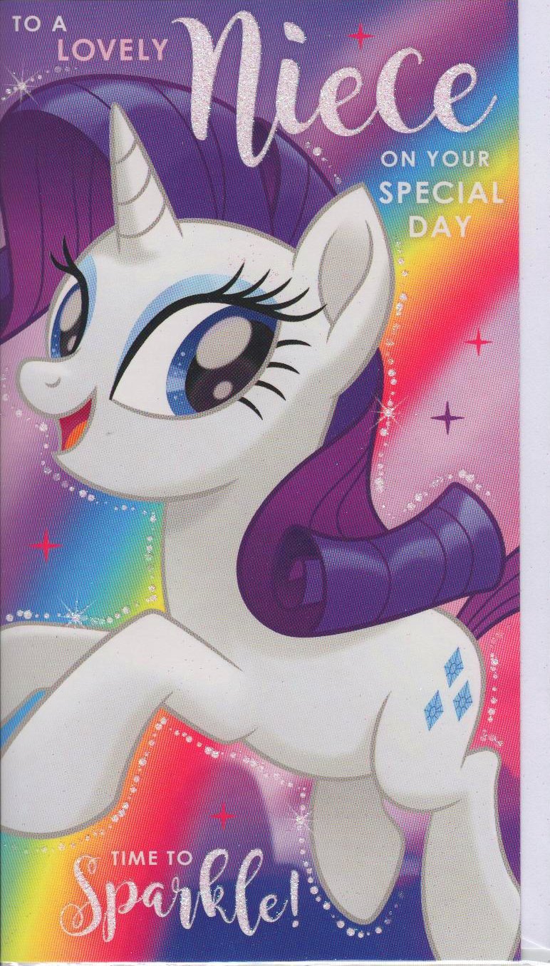 My Little Pony MP046 Niece Birthday Card Multi Colour