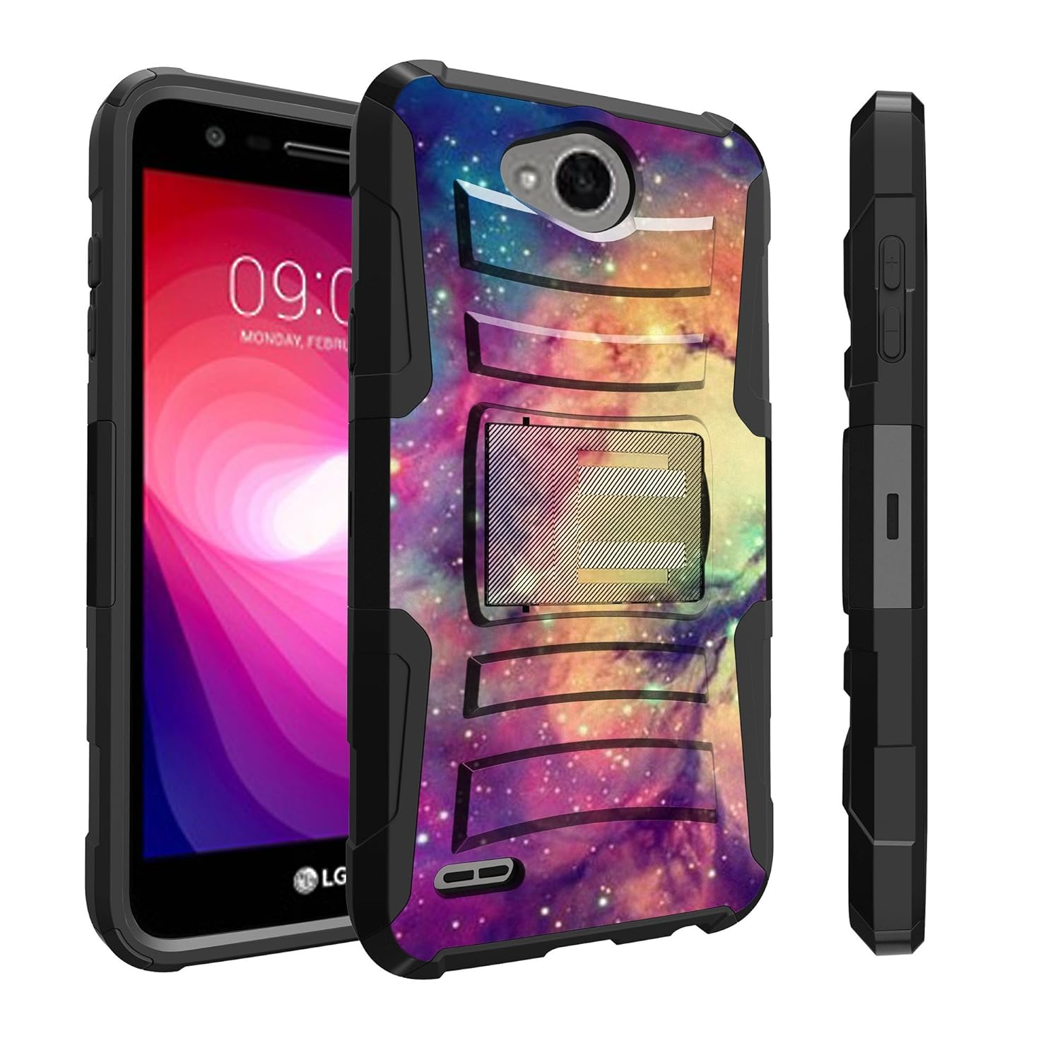Best Lg Fiesta 2 Phone Case With Built In Screen Protector