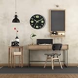 DIYZON Luminous Wall Clock 12 Silent Non-Ticking Battery Operated view 7