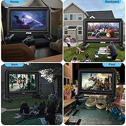 Inflatable Projector Screen for Outside 15ft Blow