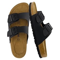 CUSHIONAIRE Lane Cork Footbed Sandals for Women