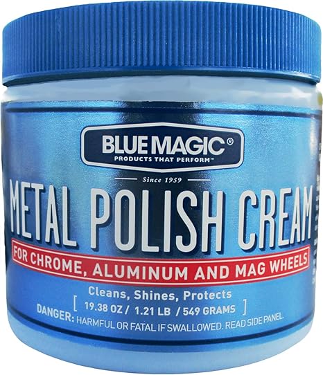 Amazon Bluemagic ブルーマジック Metal Polish Cream メタルポリッシュクリーム 金属光沢磨きクリーム 550g Bm500 車 バイク 車 バイク