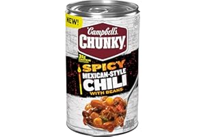 CAMPBELL'S Campbell’s Chunky Spicy Mexican-Style Chili With Beans, 19 oz Can