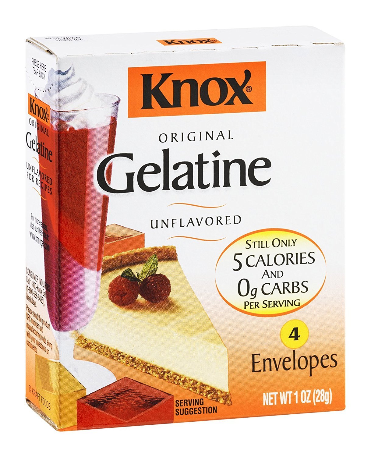 Amazon Com Knox Gelatin Unflavored Gelatin Dessert Mixes Grocery Gourmet Food