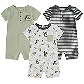 HUGGIES unisex-baby Multi-pack Short Sleeve Romper