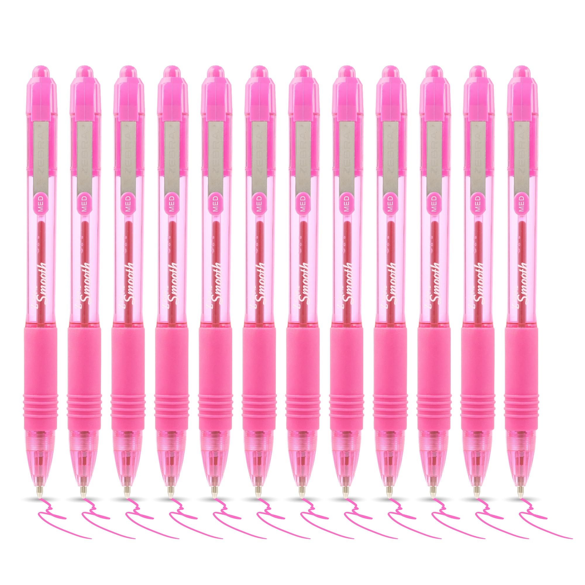 Zebra Z-Grip Smooth Ballpoint Pen - Pink (Pack of 12) 22567 — image 1
