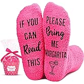 HAPPYPOP Drink Socks for Women Girls - Margarita Tea Champagne Wine Coffee Gifts for Her